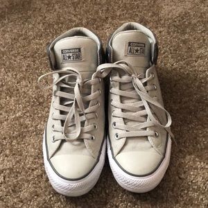 Grey Hightop Converse